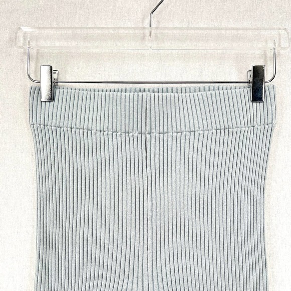 LUNYA Lounge Shorts Womens Large Chilled Blue Cozy Cotton Silk Bike Shorts NEW - Picture 6 of 14